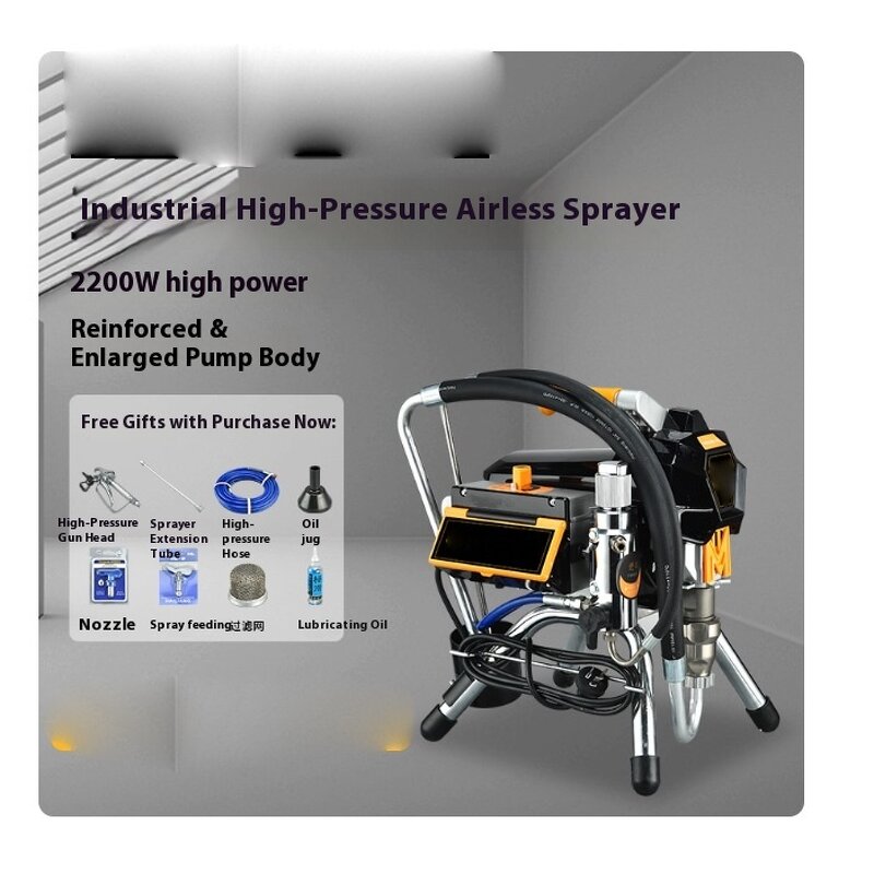 Airless Spray Machine Manufacturer - Intelligent Electric High-Pressure Household Multifunctional for Latex Paint DIY