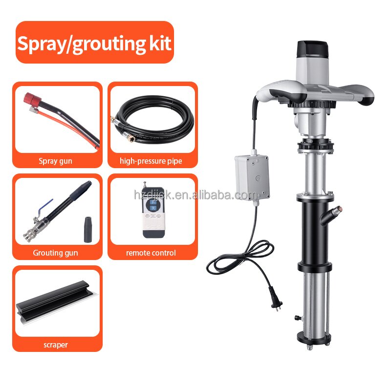 Electric High-Pressure Spraying Machine Manufacturer - Multifunctional for Putty Powder Waterproof Coating Real Stone Paint