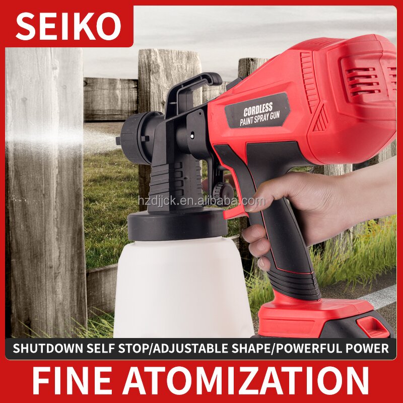 Airless Spray Paint Gun Manufacturer - Lithium Ion Battery-Powered DIY 2500PSI Industrial Use Pressure Feed