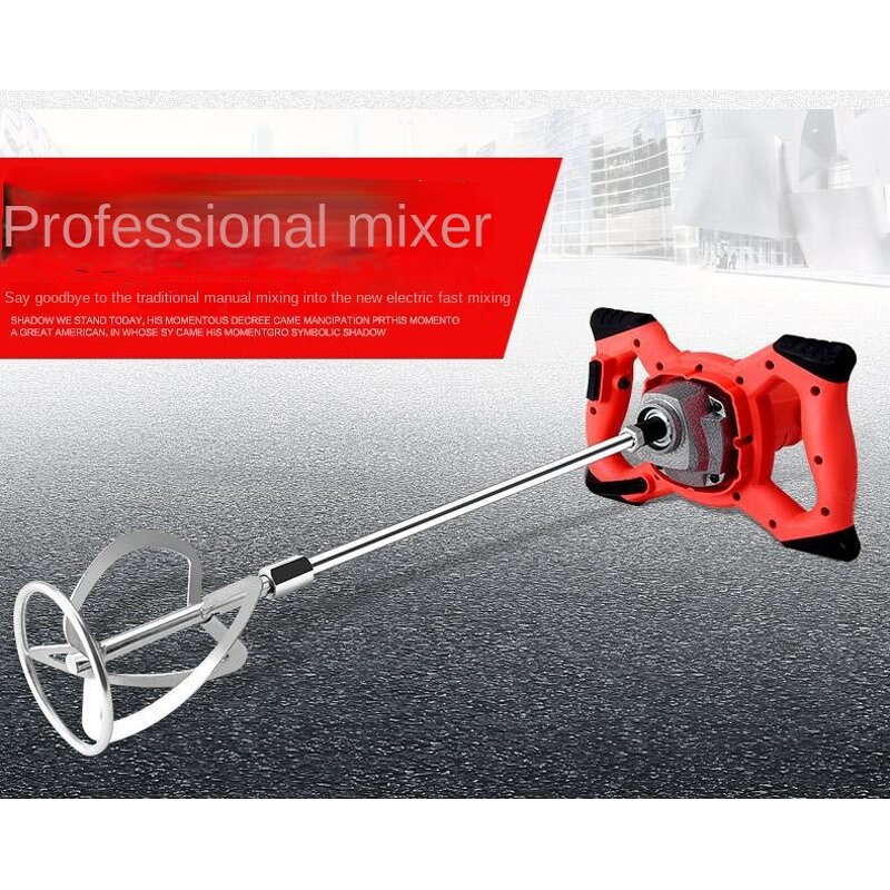Electric Industrial Paint Mixer Manufacturer - High-power for Paint Putty Powder Concrete Cement Self-massaging Meat Filling