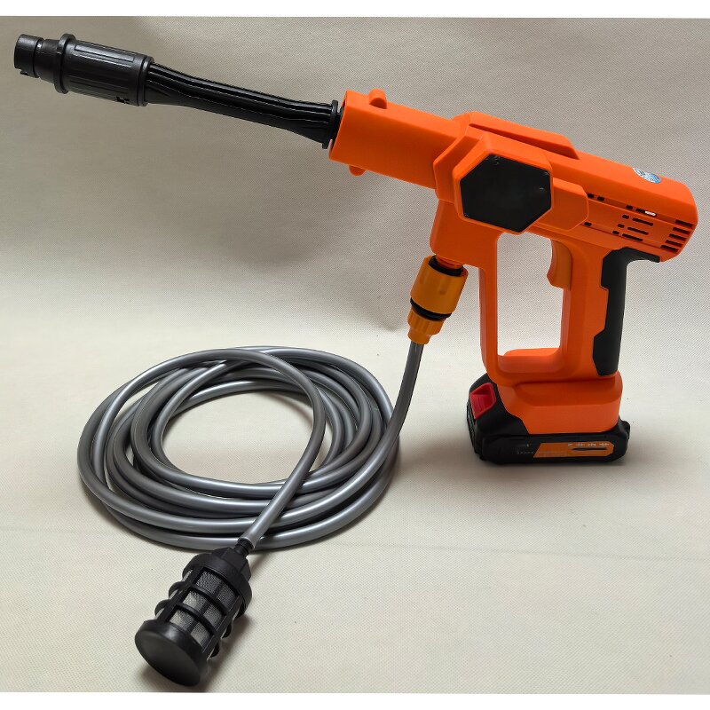 High-Pressure Water Gun Manufacturer - 21V Wireless DIY Household Cleaning Machine for Car Washing Lithium Battery Booster