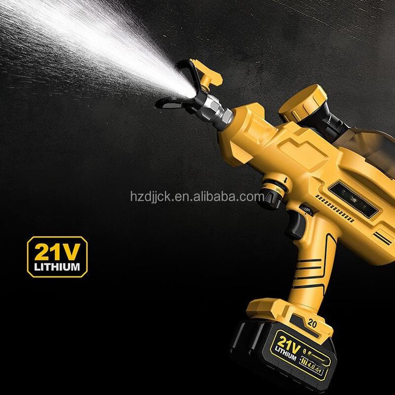 Airless Spray Machine Gun Manufacturer - Newest Lithium Battery 21V for Painting Coating Latex Handheld
