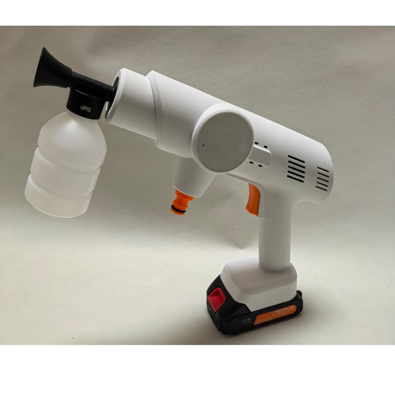 Car Washing Machine Manufacturer - 21V Brushless Wireless High-Pressure Water Gun Household Lithium Battery Booster DIY Grade