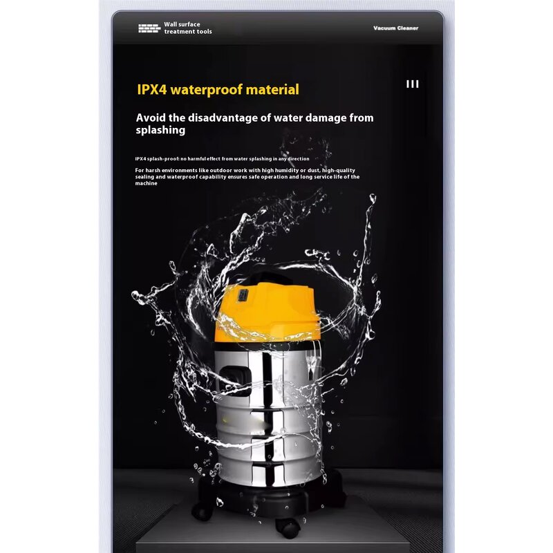 Vacuum Cleaner Manufacturer - High Power 35L for Household High Suction Car Wash Commercial Decoration Sewing Industry