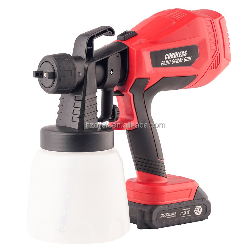 Latex Painting Spray Gun Manufacturer - Hot Sale DIY Household Industrial Use Plastic Pressure Feed Lithium Machine