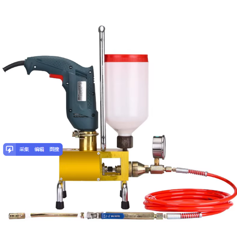 Electric Grouting Machine Manufacturer - High-Pressure Industrial DIY for Water Curing Waterproof Coating 220V Brushed