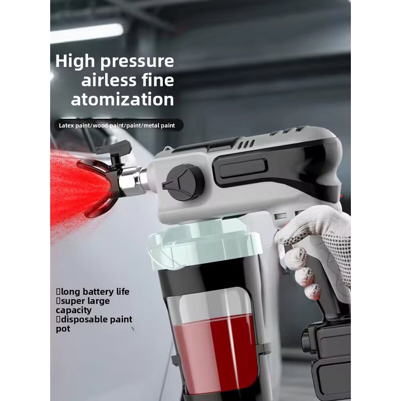 Airless Spray Machine Manufacturer - Electric 21V Lithium Battery Brushless Motor DIY Grade Customizable
