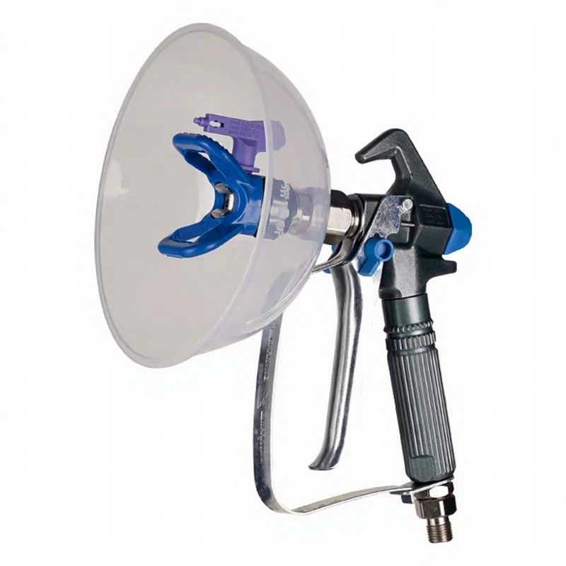 Spray Gun Nozzle Windshield Manufacturer - High-Pressure Electric Airless Splash Guard Cover for Painting Latex Coating