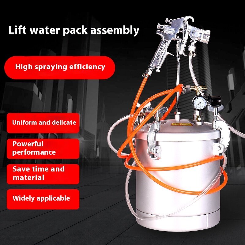 Pneumatic Sand Sprayer Manufacturer - Industrial-Grade Water-in-Water Colorful Paint Alloy Aluminium for Marble Latex Paint