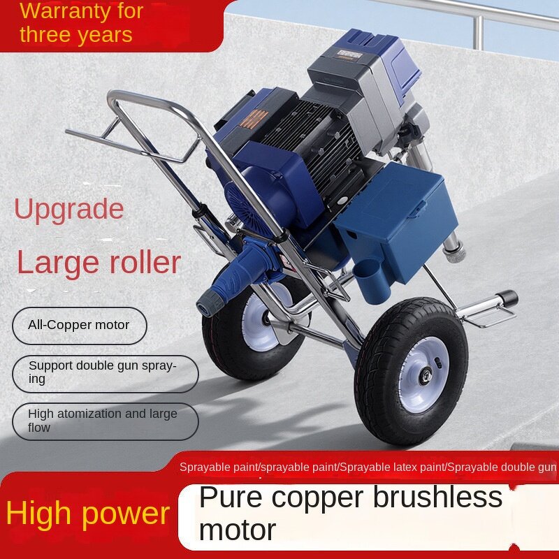 Airless Spraying Machine Manufacturer - Power Electric Plunger High Pressure for Latex Paint Putty Customizable