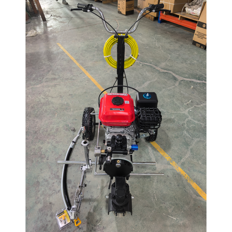 Airless Road Marking Machine Manufacturer - Double Sprayer Professional Garage Powerful Cold Spray Gun for Coating Gasoline