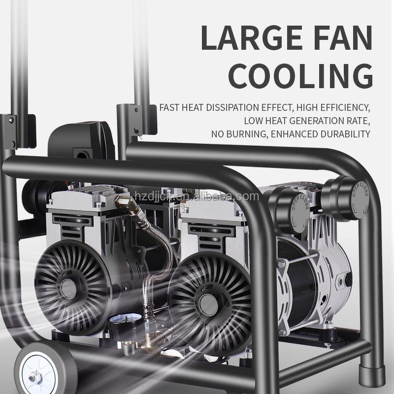 Electric Air Compressor Manufacturer - Newest Industrial 220V Small High-Pressure Silent Oil-Free for Real Stone Paint DIY