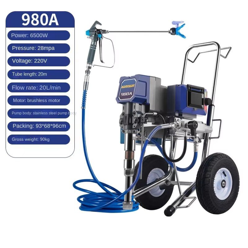 Airless Spraying Machine Manufacturer - Electric Plunger High Pressure for Latex Paint Putty Customizable