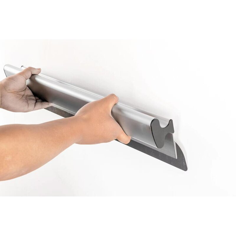 Putty Knife Manufacturer - Industrial Grade Silvery Aluminum Alloy Handle with Telescopic Pole for Wall Finishing Leveling
