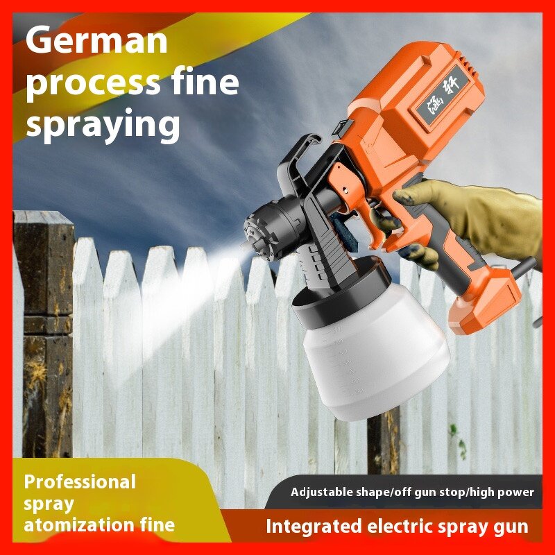 Electric Paint Spray Gun Manufacturer - Small Household DIY Power Machine for Industrial Latex Paint Battery Operated