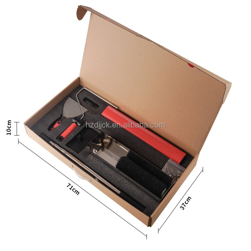 Scratching Tool for Walls Manufacturer - Wholesale Lightweight Ash Knife Putty Scraper Rubber Plastic Blade Clay Tool