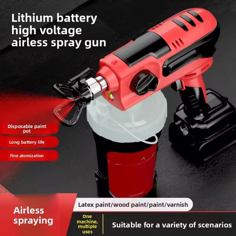 Airless Spray Gun Manufacturer - Hot Sale 21V Lithium Battery Handheld Brushless Motor 3kg Lightweight Customizable DIY