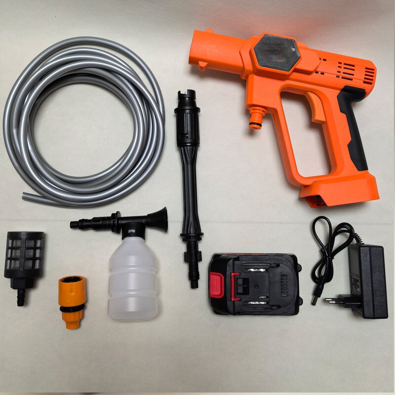 Car Washing Machine Manufacturer - 21V Brushless Wireless High-Pressure Water Gun Household DIY Grade Lithium Battery Booster