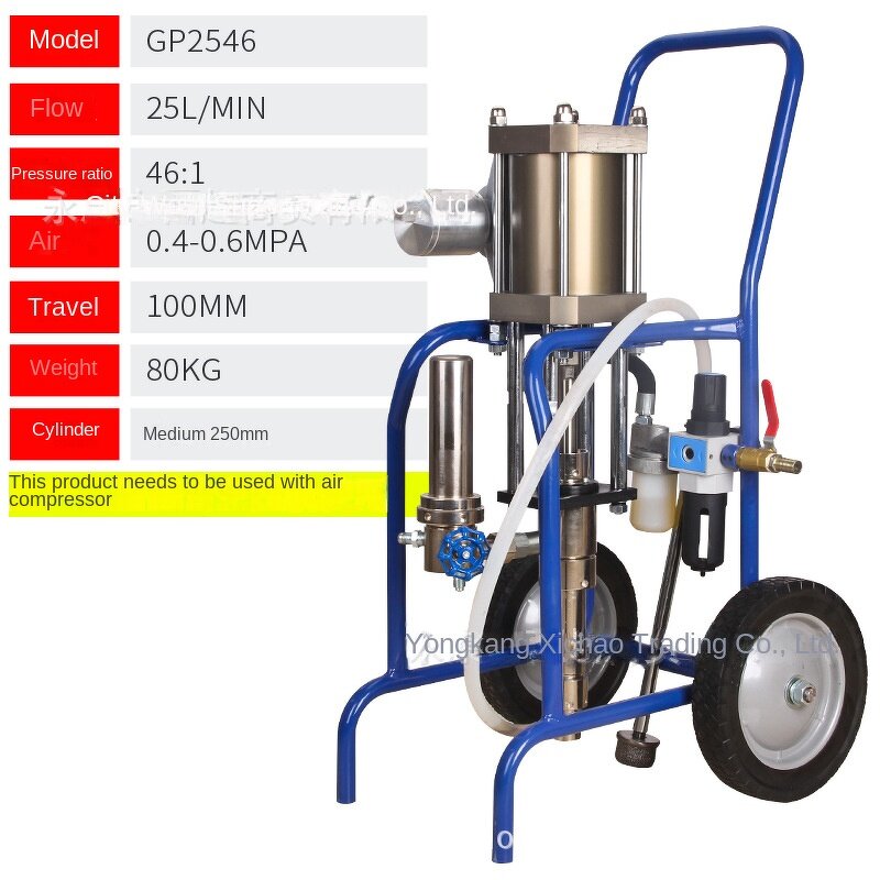 Pneumatic Spray Gun Manufacturer - High-Pressure Large Cylinder Steel Structure Anti-Theft Door Anti-Ship Paint for Air