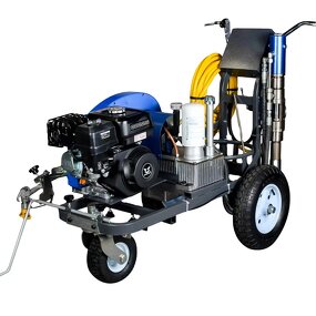 Airless Road Marking Machine Manufacturer - Large High-Pressure Gasoline Garage Cold Latex Paint Spray Gun Professional DIY