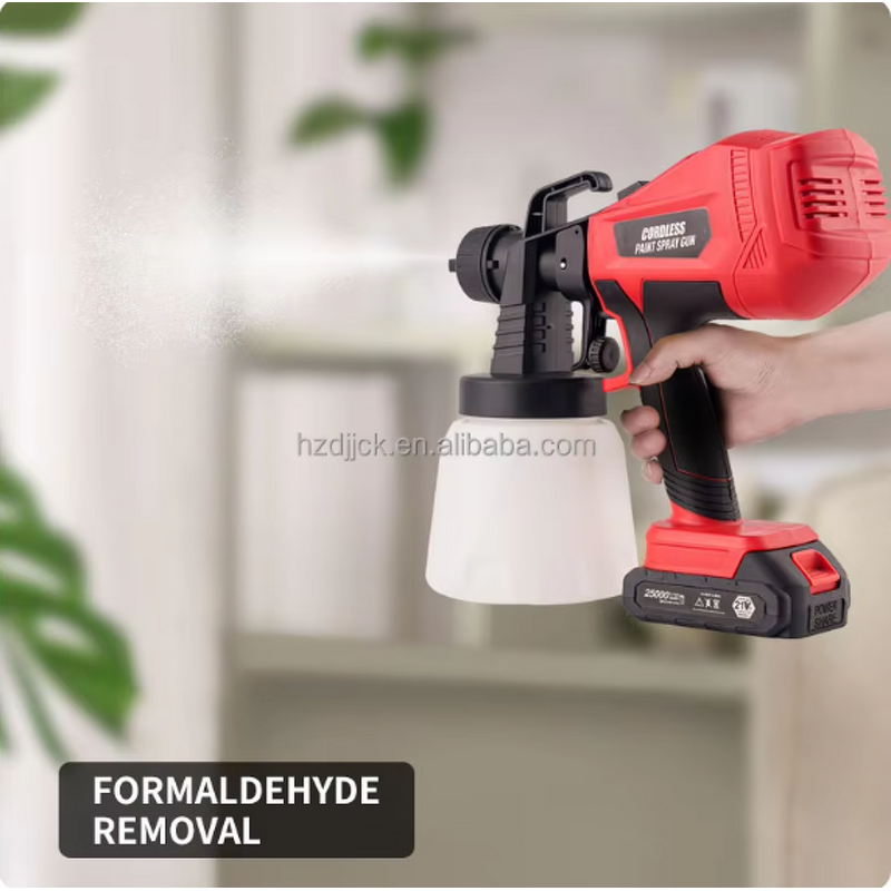 Airless Spray Paint Gun Manufacturer - Portable Lithium Ion 2500PSI 800ml Cup Capacity Small DIY Industrial Use