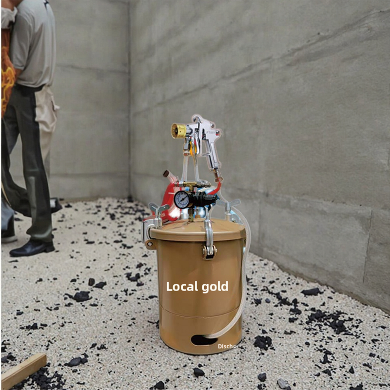 Paint Spraying Machine Manufacturer - Promotional Water Discharge for Marble Latex with Colorful Paint Lower Bucket 15L