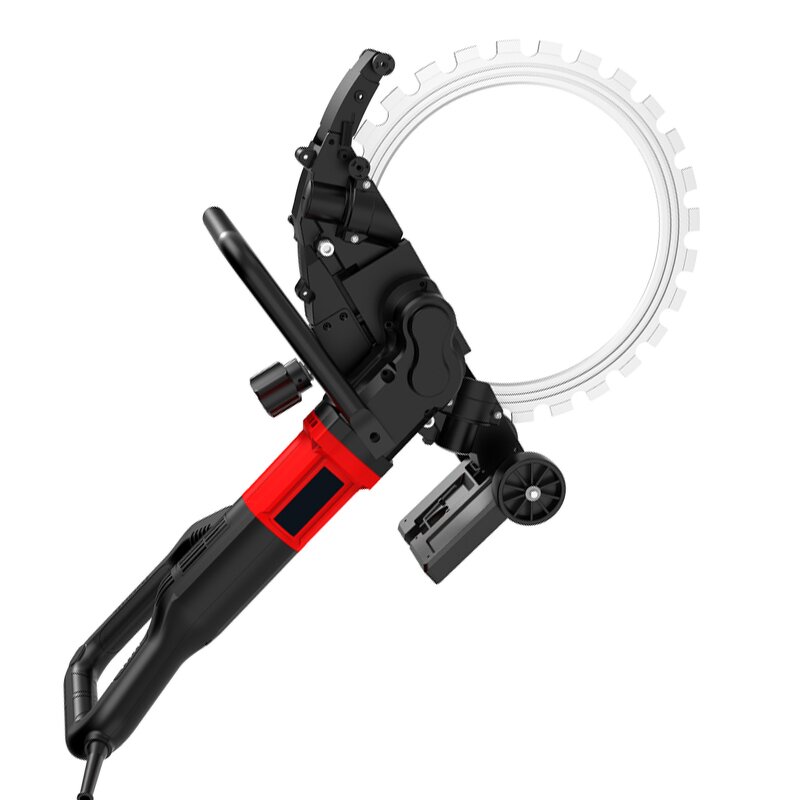 Electric Brushless Ring Saw Manufacturer - 6500W High Efficiency Dust-Free Handheld Circular for Wall Door Window Cutting 300mm
