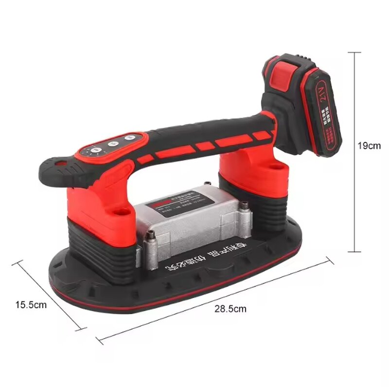 Electric Tile Paver Manufacturer - High-power Wall-sticking Wonder Tool with Large Suction Cup for Tile Paving Laying
