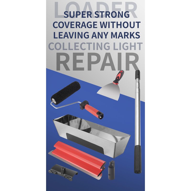 Scratching Tool for Walls Manufacturer - Wholesale Lightweight Ash Knife Putty Scraper Rubber Plastic Blade Clay Tool