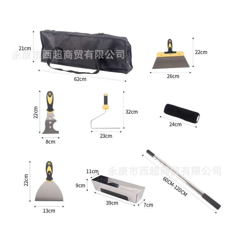 Scratching Tool for Walls Manufacturer - Lightweight Ash Knife Putty Scraper Rubber Plastic Blade