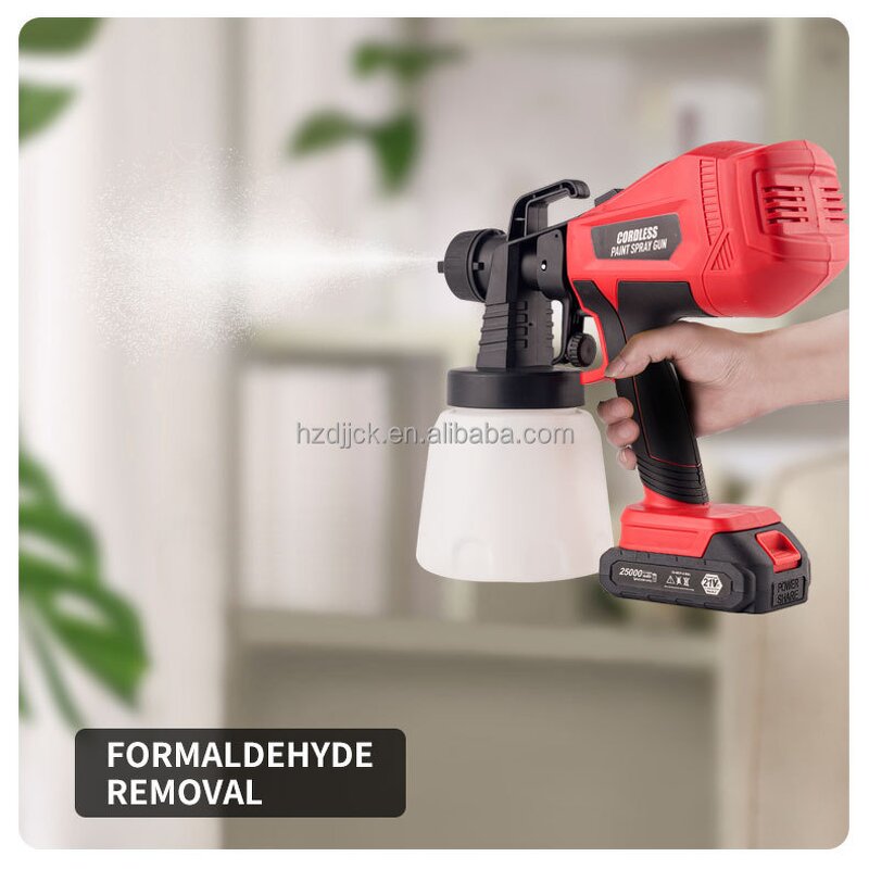 Latex Painting Spray Gun Manufacturer - Hot Sale DIY Household Industrial Use Plastic Pressure Feed Lithium Machine