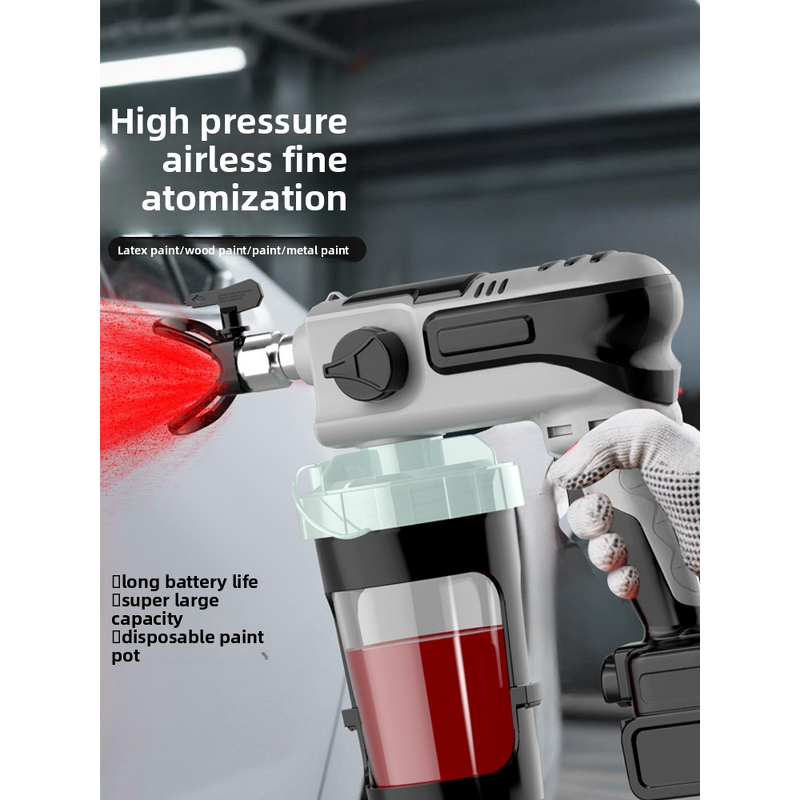 Airless Spray Machine Manufacturer - Electric 21V Lithium Battery Brushless Motor DIY Grade Customizable