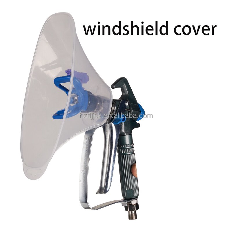 Spray Gun Nozzle Windshield Manufacturer - High-Pressure Electric Airless Splash Guard Cover for Painting Latex Coating