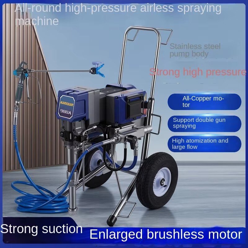 Airless Spraying Machine Manufacturer - Electric Plunger High Pressure for Latex Paint Putty Customizable