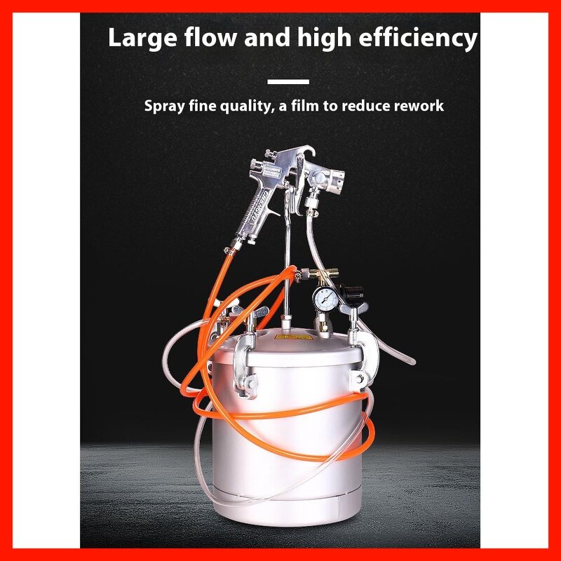 Water-in-Water Sand Sprayer Machine Manufacturer - Aluminium Colorful Paint 1.3mm Nozzle Bucket Pressure for Marble Latex