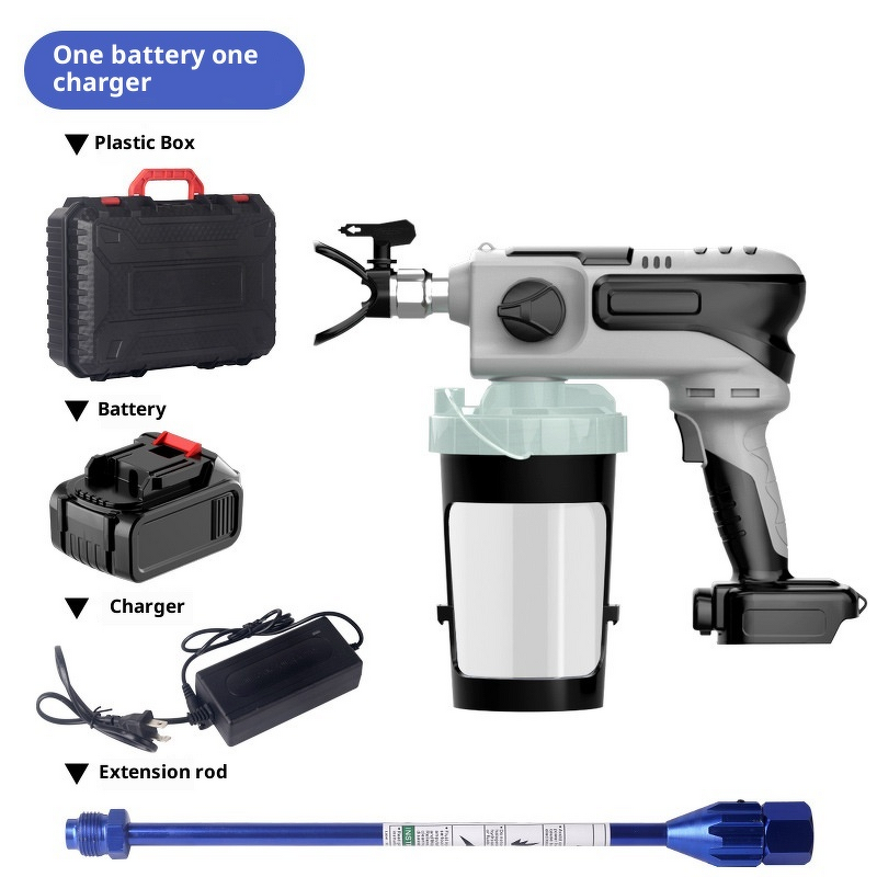 Airless Spray Gun Manufacturer - New 21V Lithium Battery Brushless Motor Capacity DIY Grade Customizable