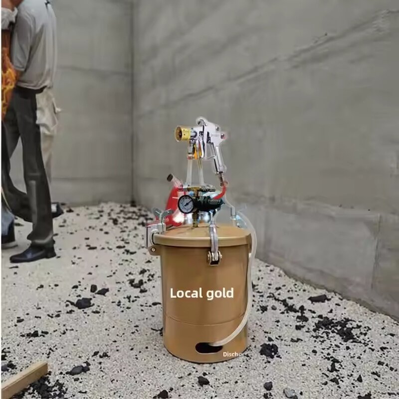 Paint Pressure Pot Manufacturer - 10L Pneumatic Sand Sprayer Aluminium Lower Discharge with 1.3mm Nozzle