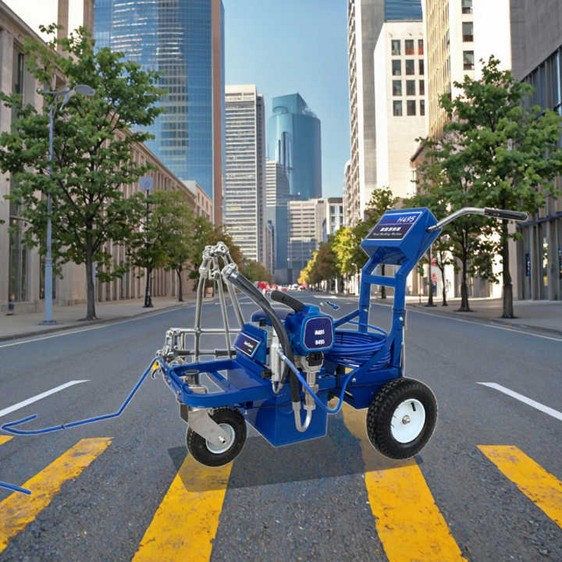 Road Marking Machine Manufacturer - Automatic High-Pressure Plunger for Thermoplastic Brushless Pavement Marking Line