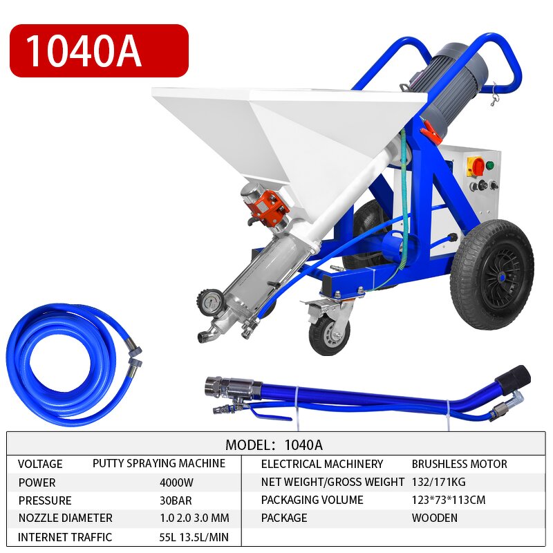 Electric Spray Gun Manufacturer - Wholesale Brushless for Stone Paint Cement Slurry Waterproof Coating Power