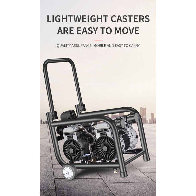 Electric Air Compressor Manufacturer - Industrial 220V Small High-Pressure Silent Oil-Free for Real Stone Paint DIY