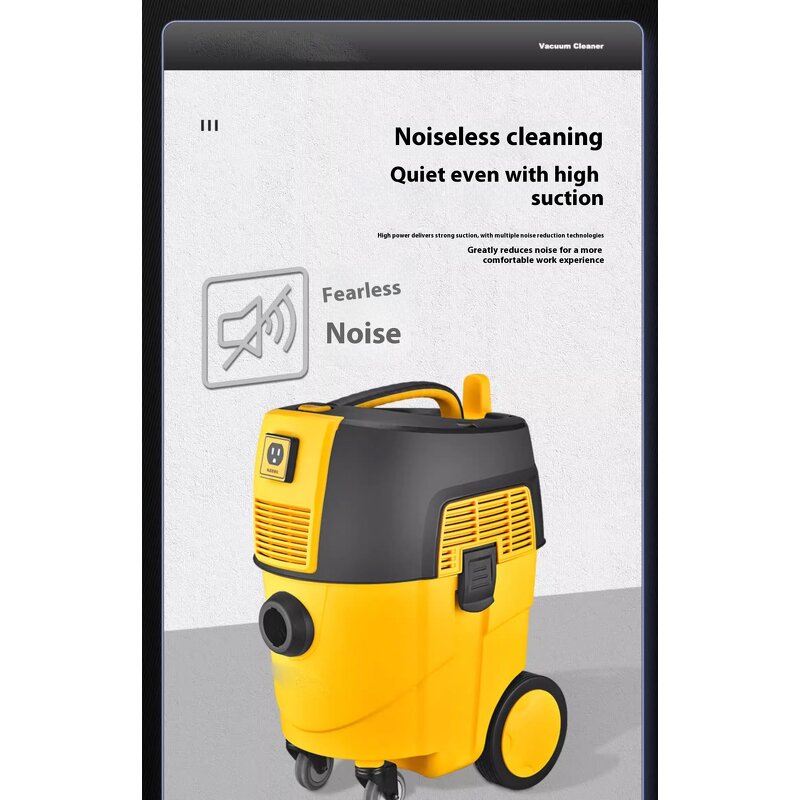 Vacuum Cleaner Manufacturer - Powerful Automatic Shaking Dedicated for Wall Polishing Machine High-power Linkage Dust