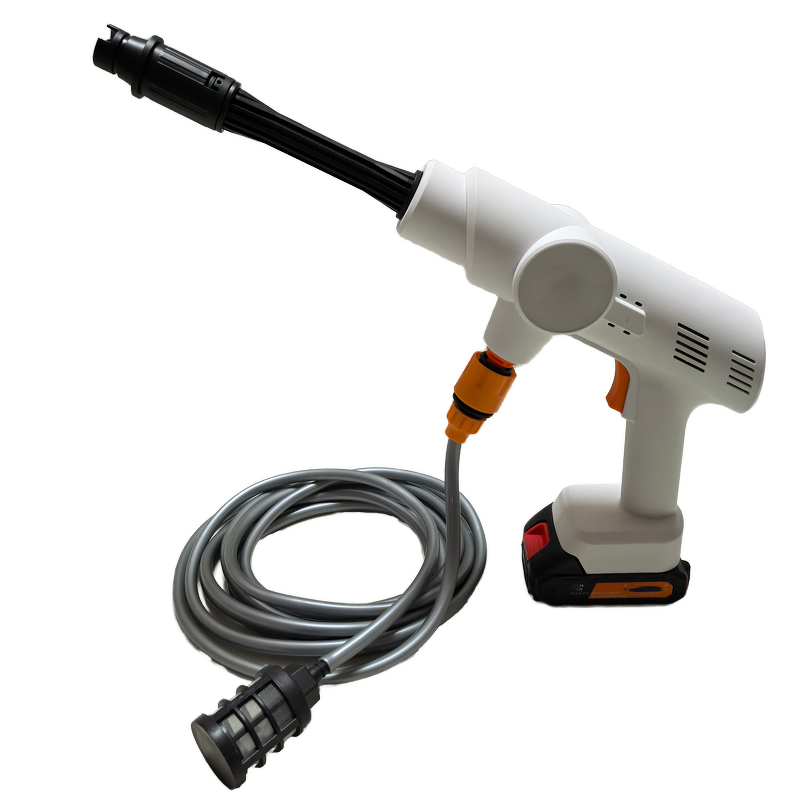 High-Pressure Water Gun Manufacturer - Wireless for Car Cleaning Home DIY Household Lithium Battery Booster Mobile