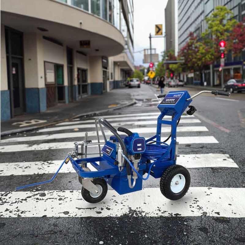Road Marking Machine Manufacturer - Automatic High-Pressure Plunger for Thermoplastic Brushless Pavement Marking Line