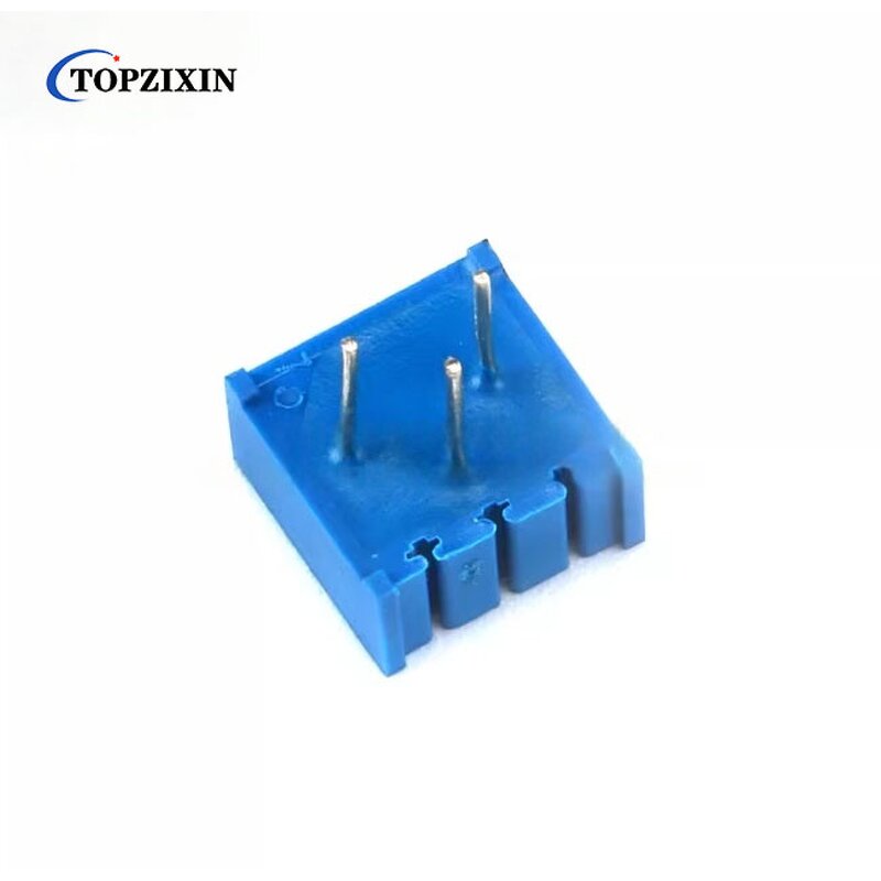 Precision Potentiometer Manufacturer - Xin Da 3296W (50R) 50 Ohm Multi-Turn DIP Sealed Trimmer for Medical Equipment