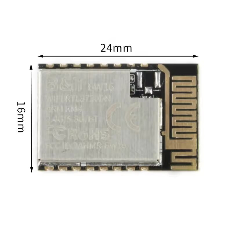 Wireless WiFi Module Manufacturer - Low Energy Dual Band IIC SPI UART PWM 3.3V 2.4G 5G BLE 5.0 RTL8720DN BW16