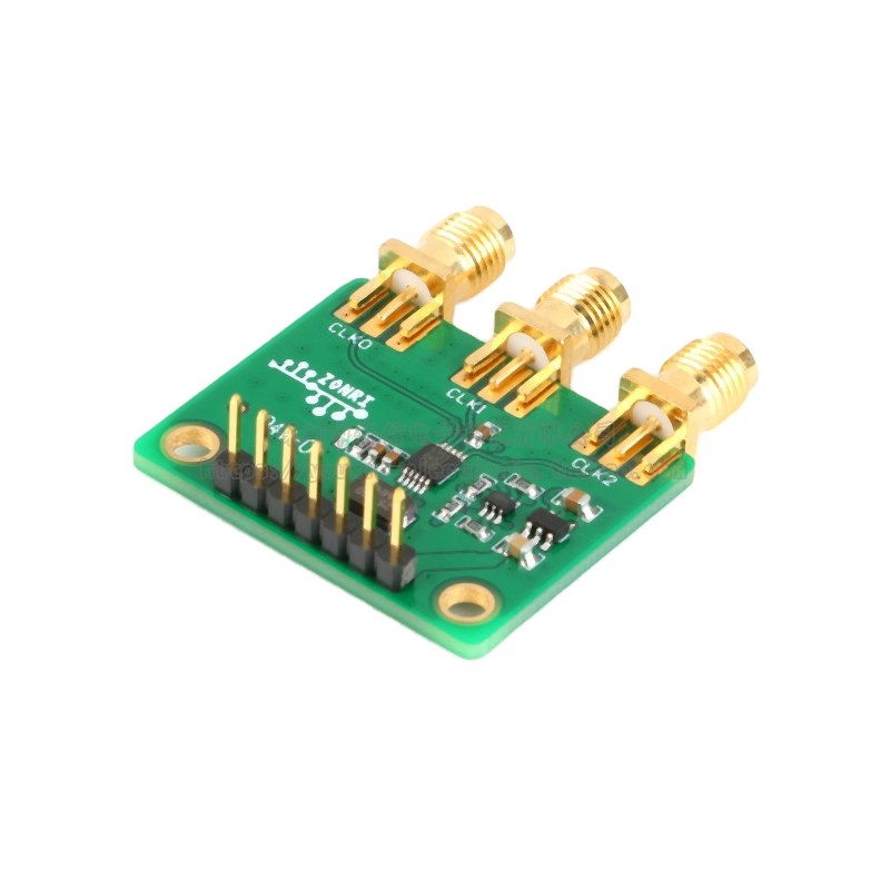 Clock Generator Module Manufacturer - ZONRI Si5351A Programmable I2C Oscillator Synthesizer Board 3.3V 8-Pin Low Jitter for Industrial Automotive