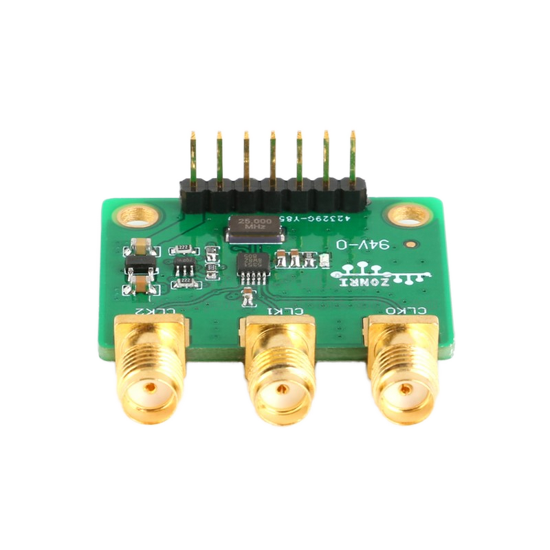 Clock Generator Module Manufacturer - ZONRI Si5351A Programmable I2C Oscillator Synthesizer Board 3.3V 8-Pin Low Jitter for Industrial Automotive