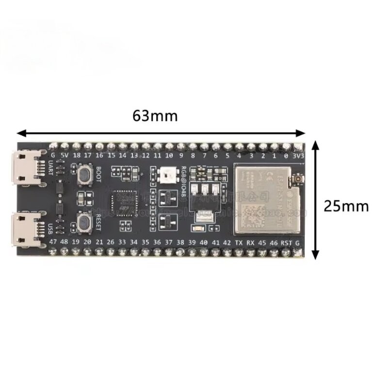Wireless Module Manufacturer - Espressif ESP32-S3-WROOM-1-N8 Development Board Board-mounted Bluetooth Dual-core