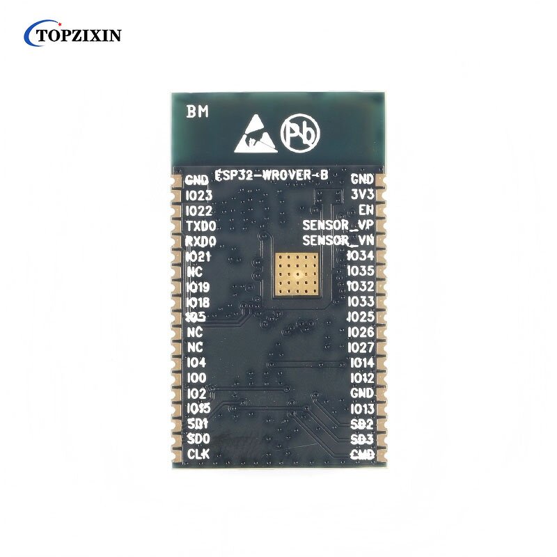 ESP32-WROVER-B WiFi Bluetooth Module Manufacturer - IoT with 16MB Flash SMD PCB Antenna for Board-mounted Smart Home Industrial Automotive