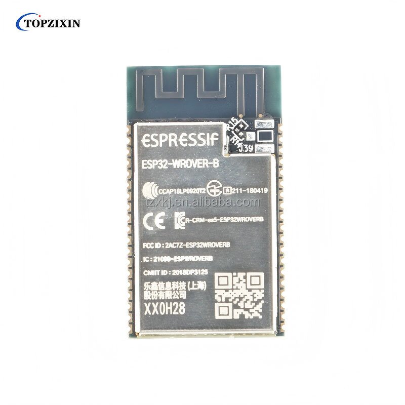 Wi-Fi IoT Wireless Module Manufacturer - ESP32-WROVER-B Dual-core 16MB Flash SMD PCB Antenna for Board-mounted Industrial Control